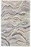 Designer tæppe - 243 x 153 cm - sølv