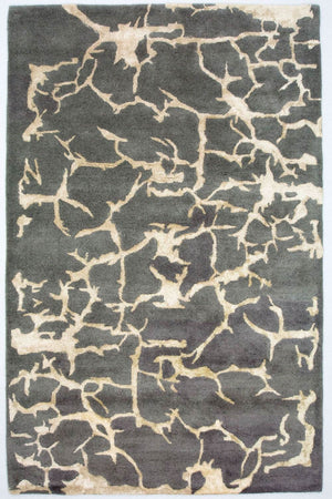 Designer tæppe - 241 x 154 cm - grå