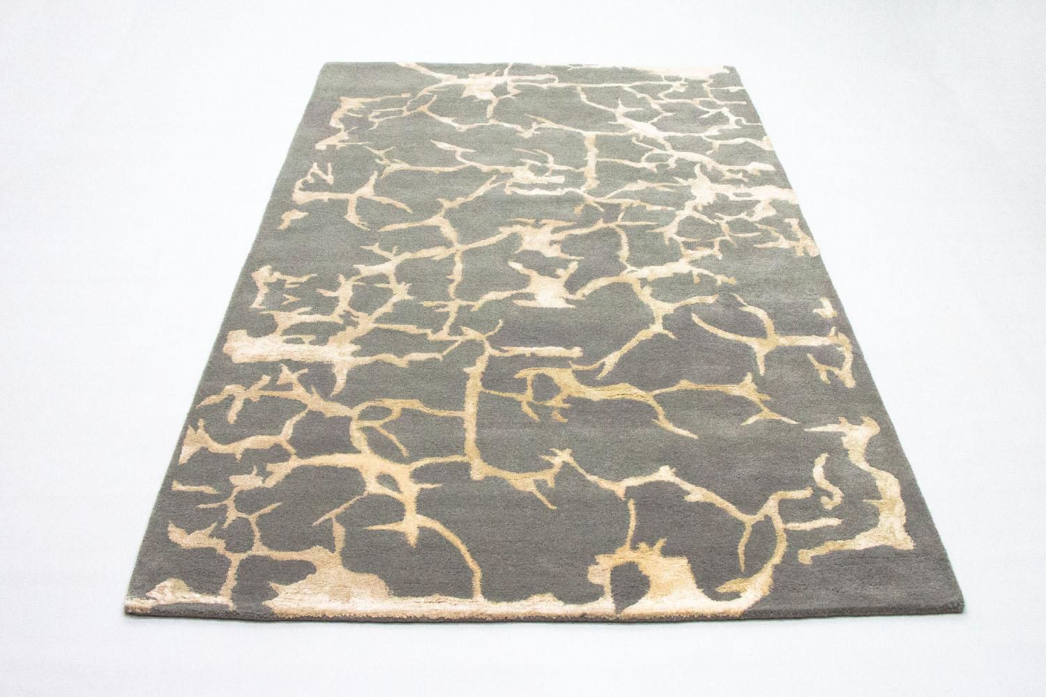 Designer tæppe - 241 x 154 cm - grå