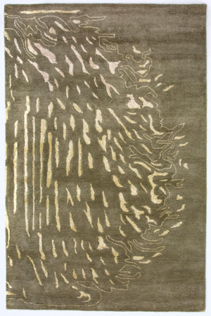 Designer tæppe - 242 x 153 cm - brun