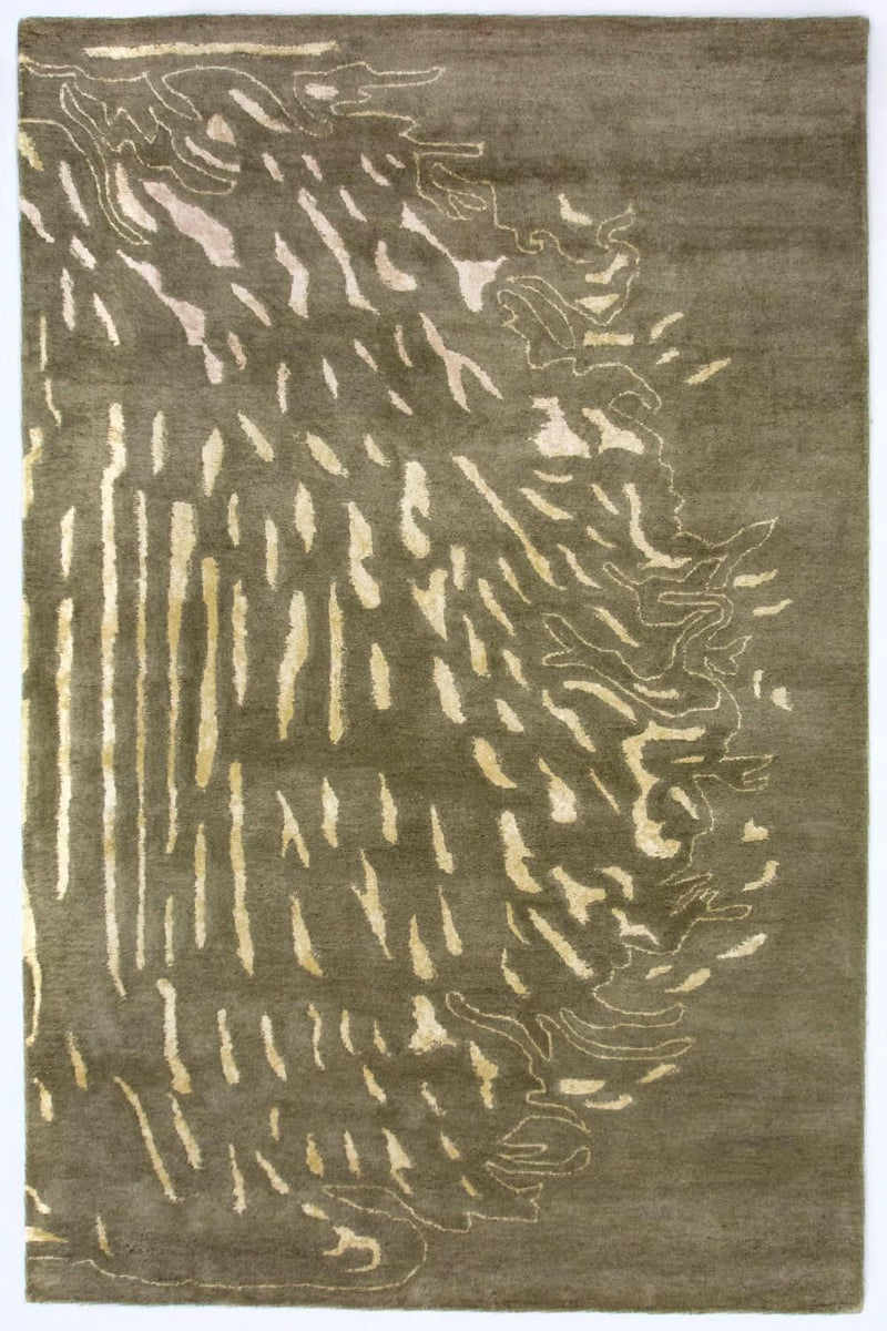Designer tæppe - 242 x 153 cm - brun