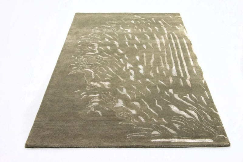 Designer tæppe - 242 x 153 cm - brun