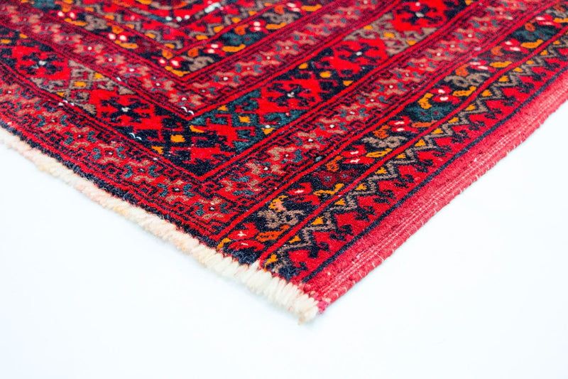 Løber Afghansk tæppe - Bukhara - 257 x 83 cm - rød
