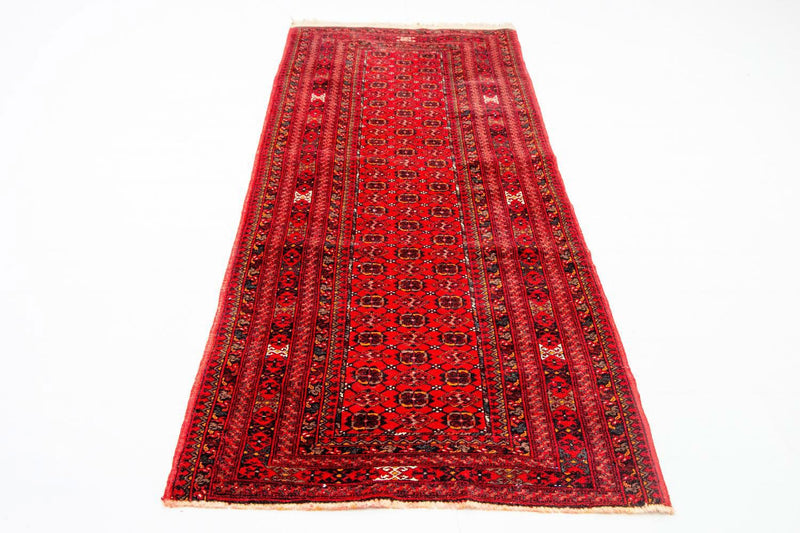 Løber Afghansk tæppe - Bukhara - 257 x 83 cm - rød
