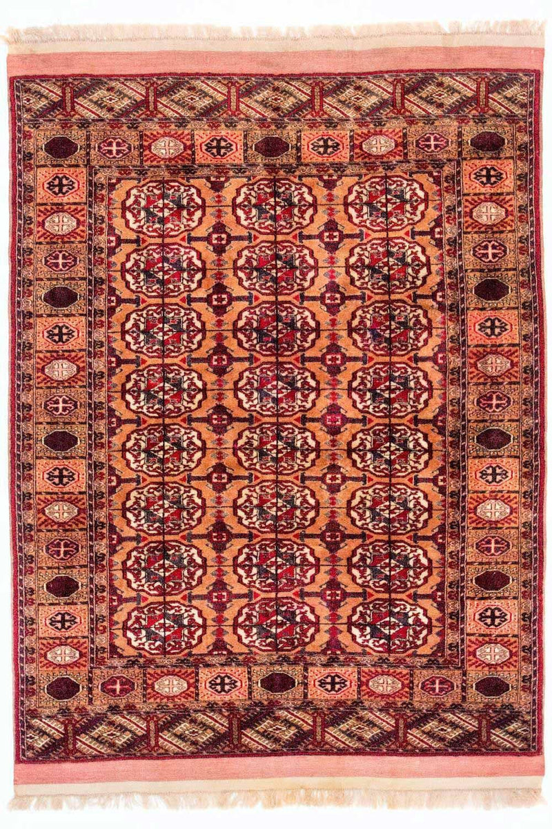 Afghansk tæppe - Bukhara - 170 x 120 cm - laks