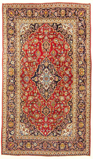 Persisk tæppe - Keshan - 338 x 199 cm - rød