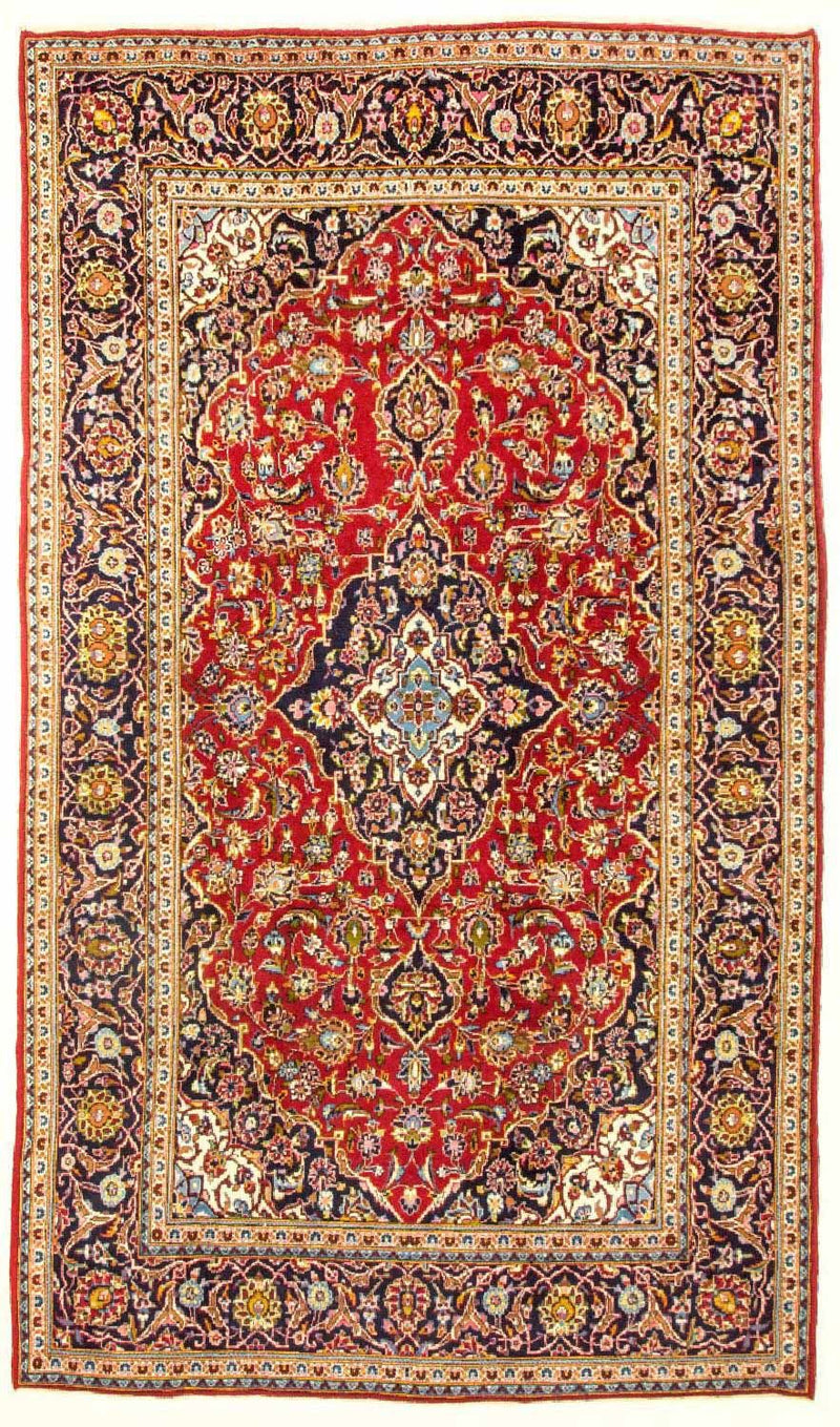 Persisk tæppe - Keshan - 338 x 199 cm - rød