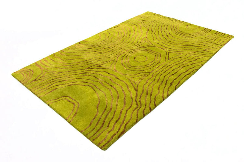 Designer tæppe - 241 x 152 cm - lysegrøn