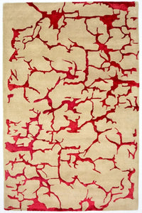 Designer tæppe - 239 x 151 cm - flerfarvet