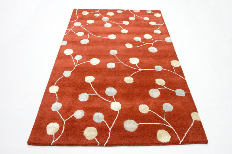 Designer tæppe - 240 x 155 cm - rød