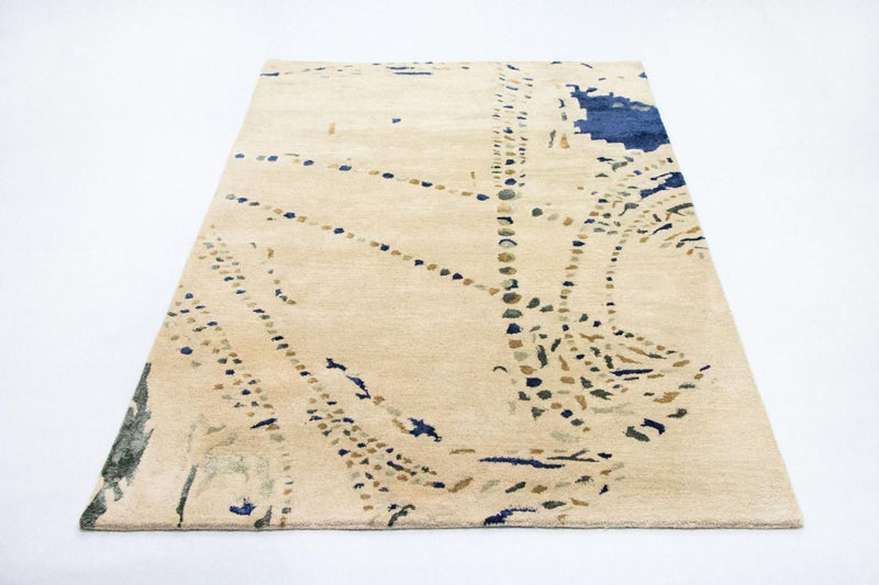 Designer tæppe - 240 x 152 cm - beige