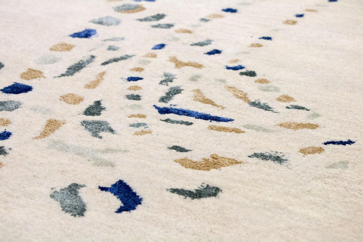 Designer tæppe - 240 x 152 cm - beige