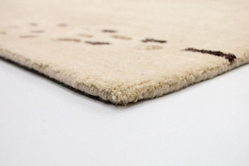 Designer tæppe - 243 x 153 cm - beige