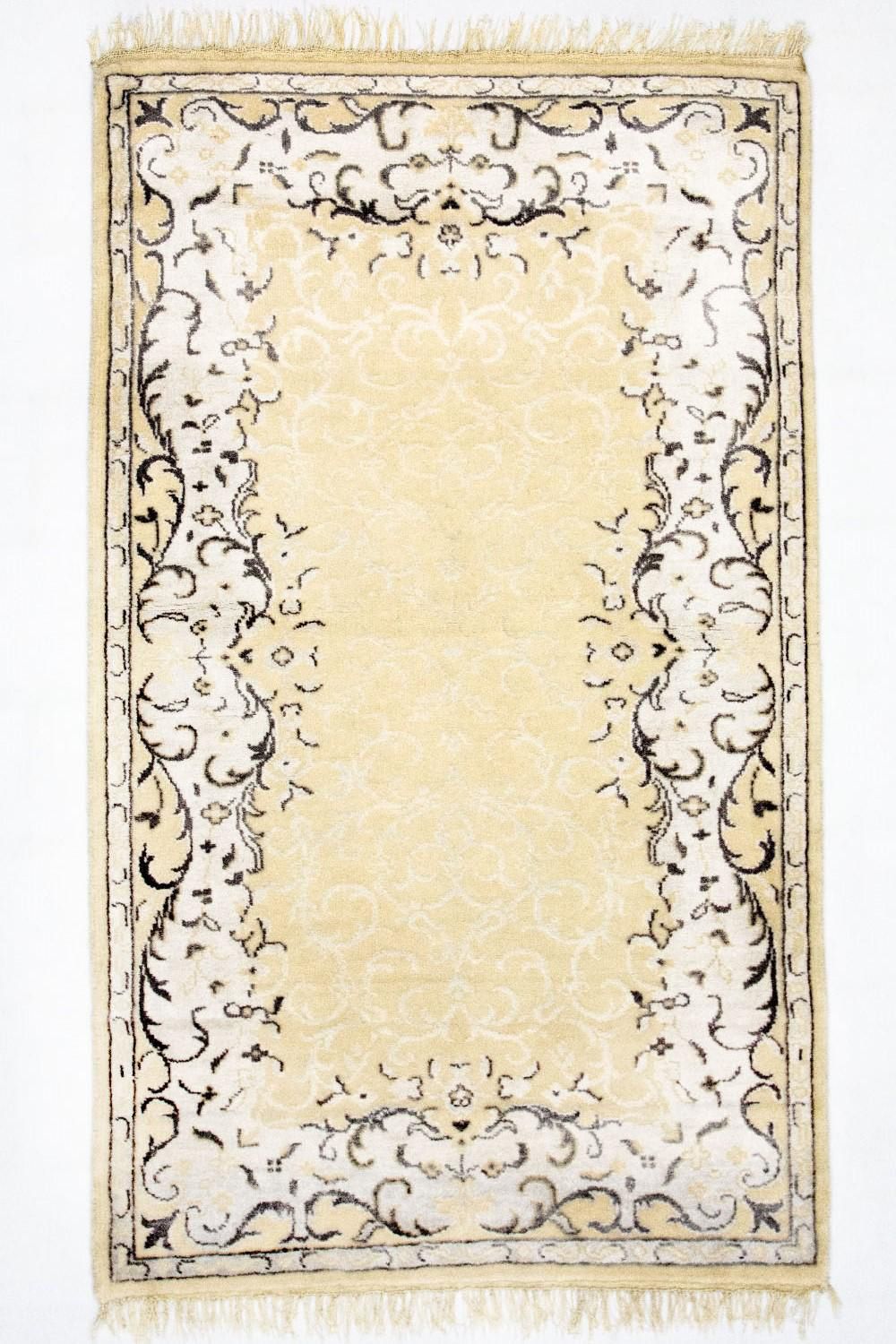 Designer tæppe - 156 x 88 cm - beige