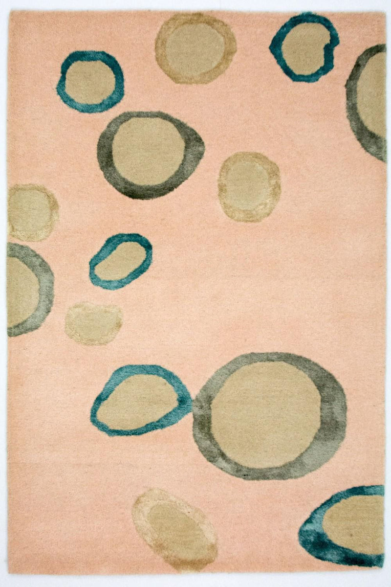 Designer tæppe - 181 x 121 cm - beige