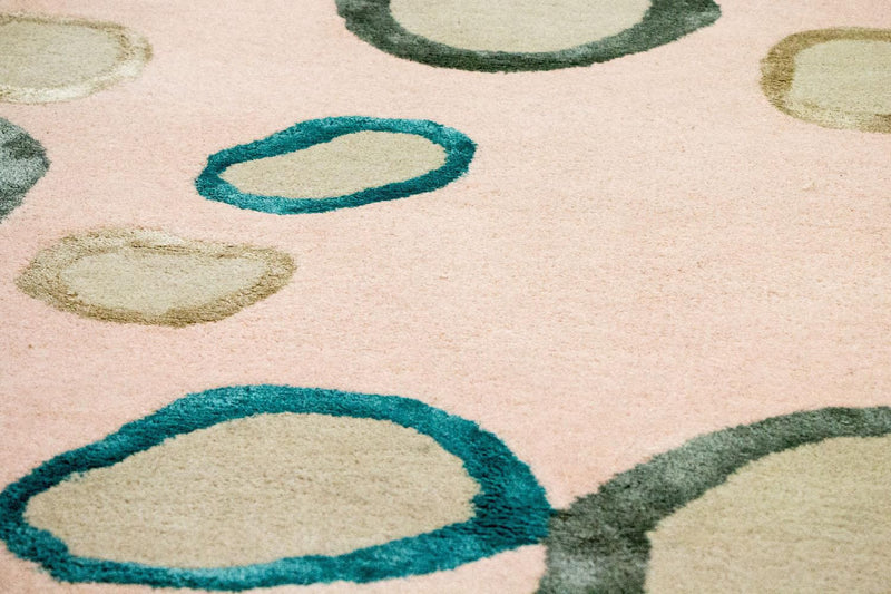 Designer tæppe - 181 x 121 cm - beige