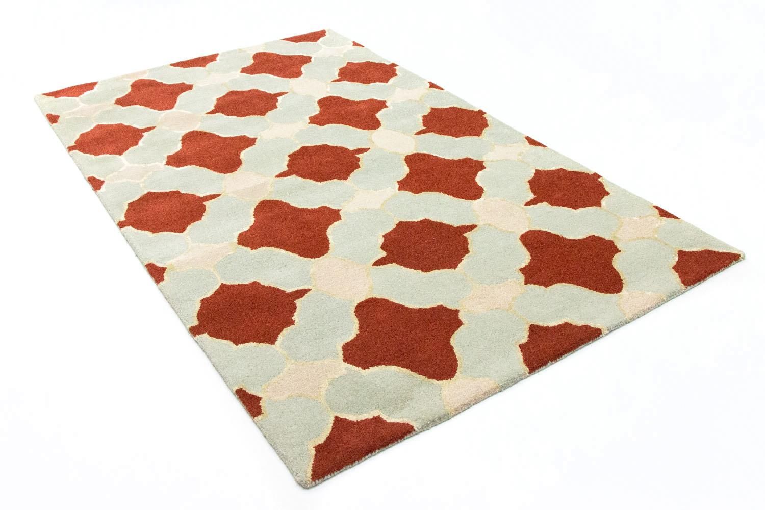 Uldtæppe - 244 x 152 cm - beige