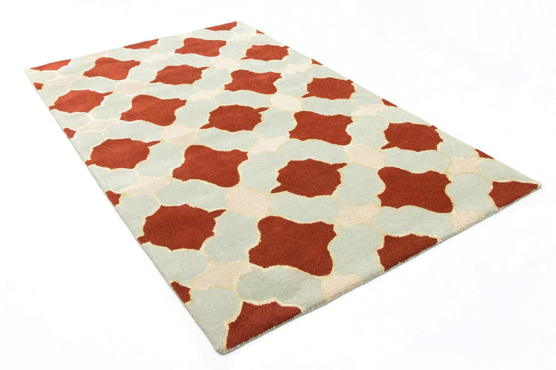 Uldtæppe - 244 x 152 cm - beige