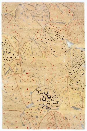 Designer tæppe - 242 x 155 cm - beige