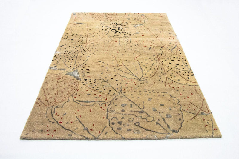 Designer tæppe - 242 x 155 cm - beige