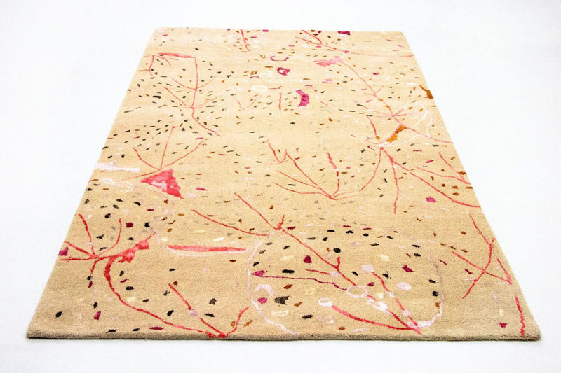 Designer tæppe - 244 x 155 cm - beige