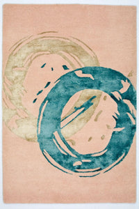 Designer tæppe - 180 x 122 cm - beige