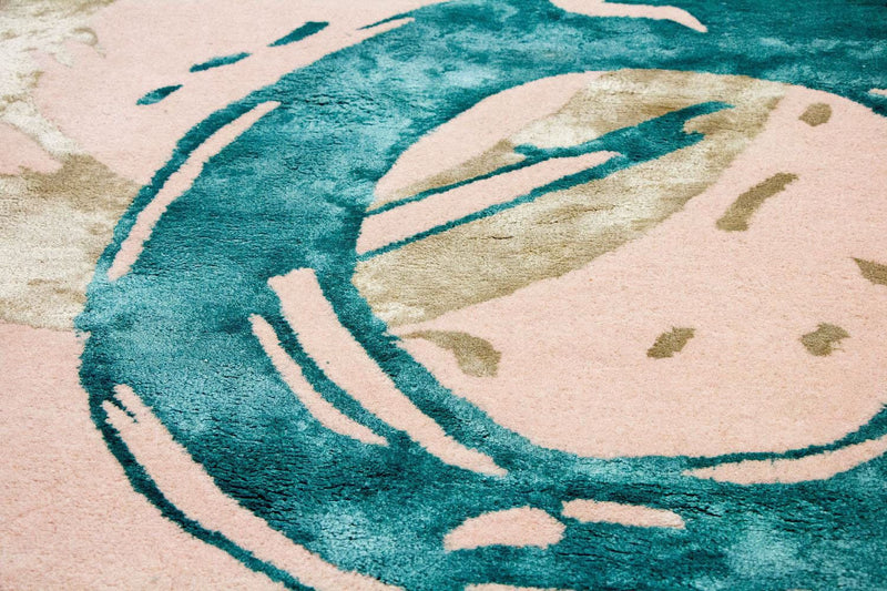 Designer tæppe - 180 x 122 cm - beige