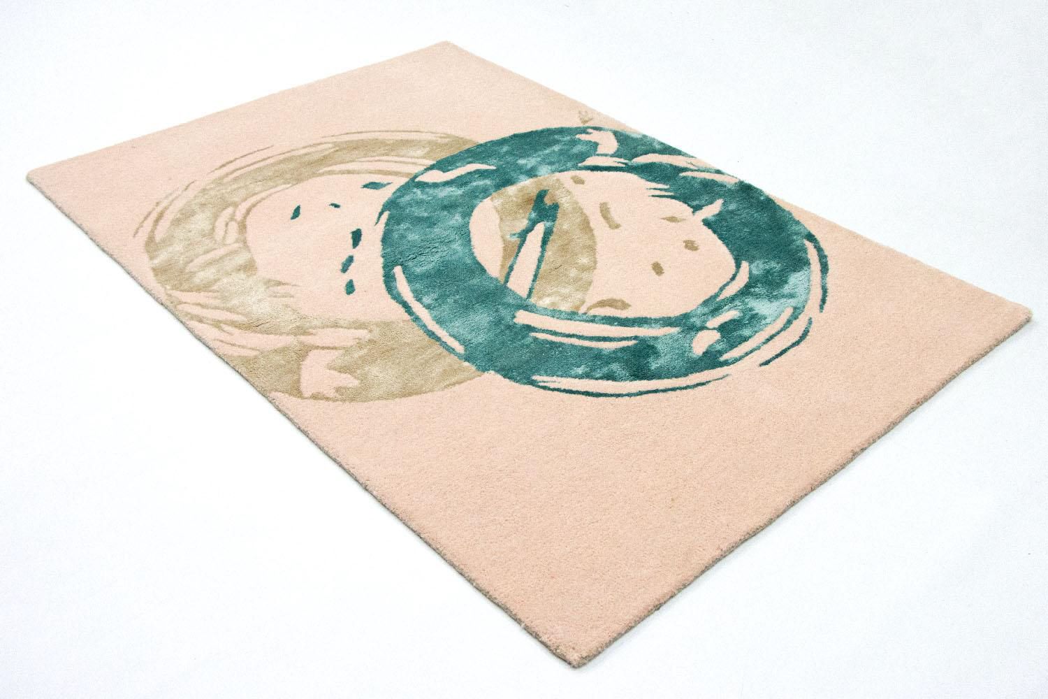Designer tæppe - 180 x 122 cm - beige