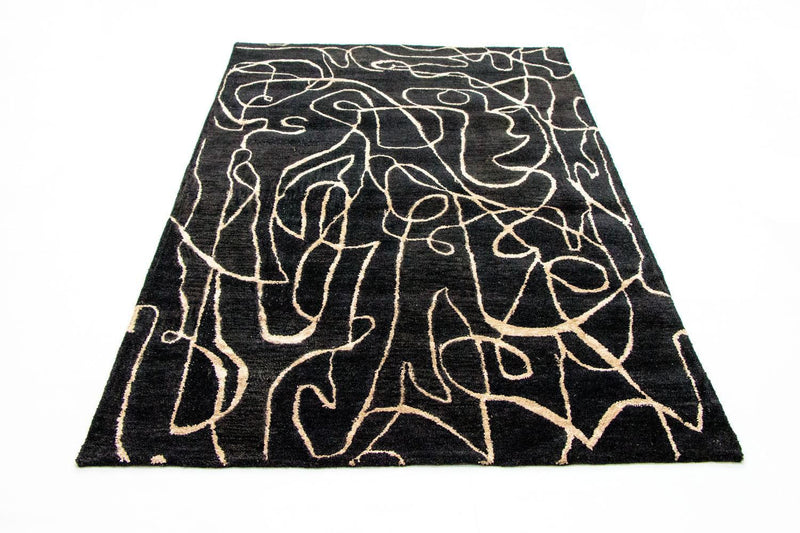 Designer tæppe - 243 x 154 cm - blå