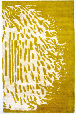 Designer tæppe - 244 x 153 cm - lysegrøn