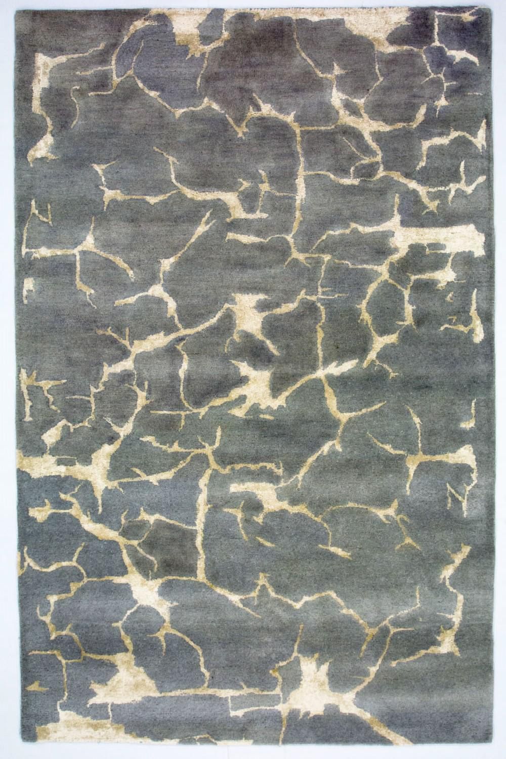 Designer tæppe - 241 x 154 cm - flerfarvet