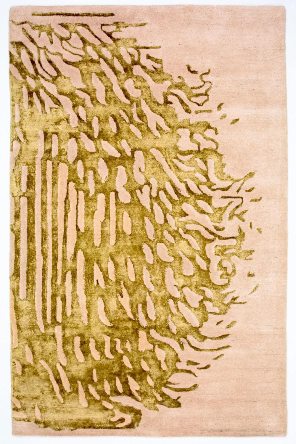 Designer tæppe - 239 x 151 cm - beige
