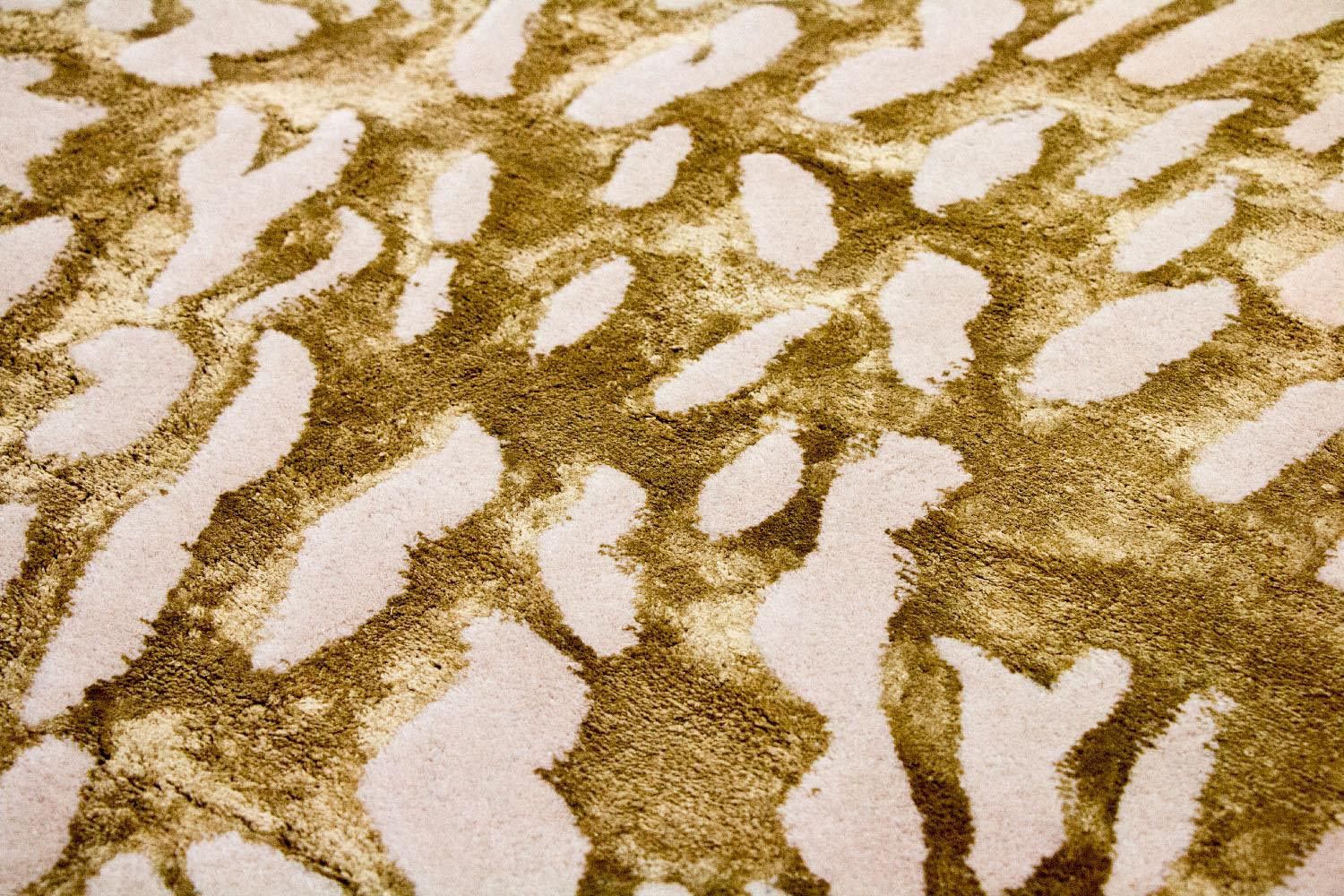 Designer tæppe - 239 x 151 cm - beige