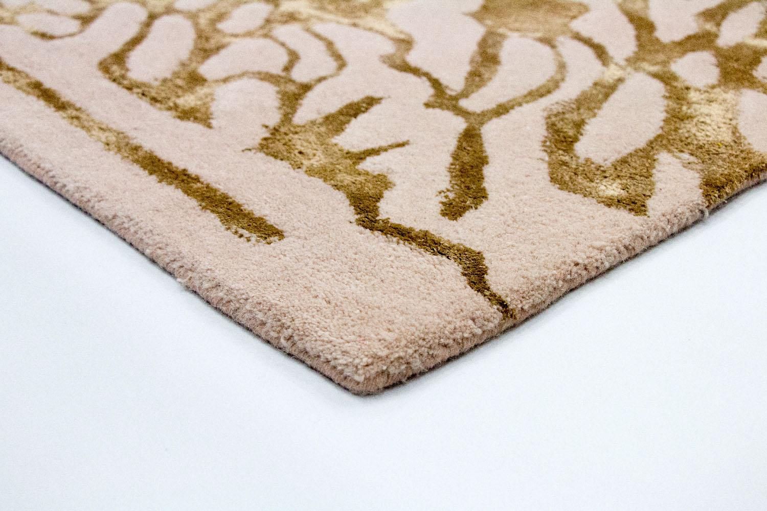 Designer tæppe - 239 x 151 cm - beige