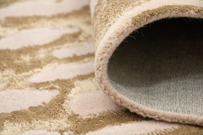 Designer tæppe - 239 x 151 cm - beige