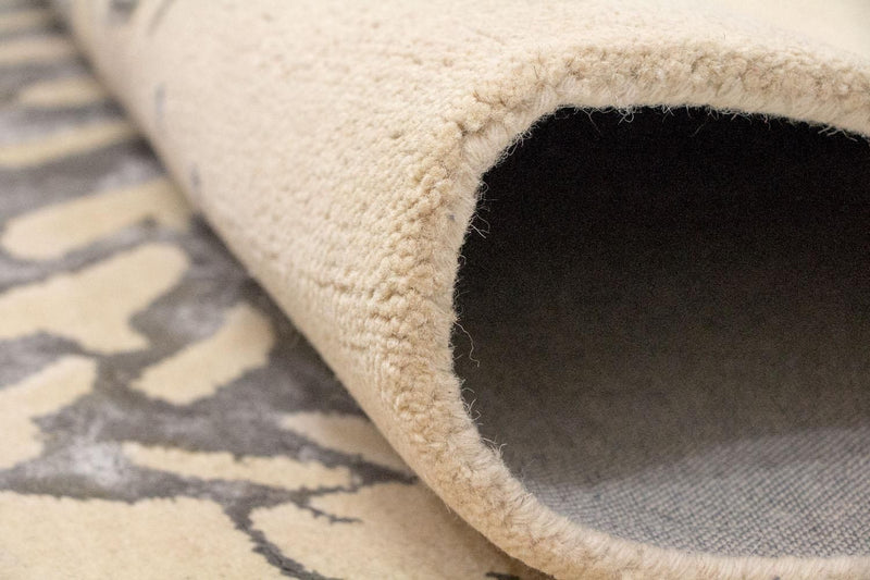 Designer tæppe - 240 x 153 cm - beige