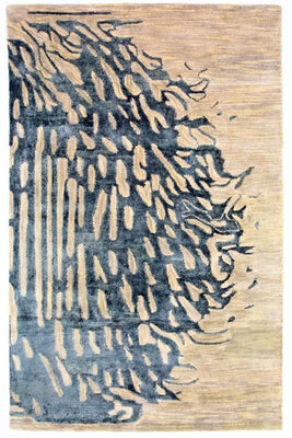 Designer tæppe - 246 x 154 cm - beige