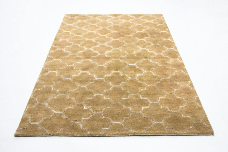 Uldtæppe - 246 x 156 cm - beige