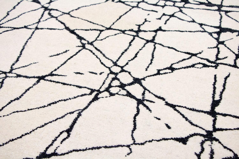 Designer tæppe - 181 x 121 cm - beige