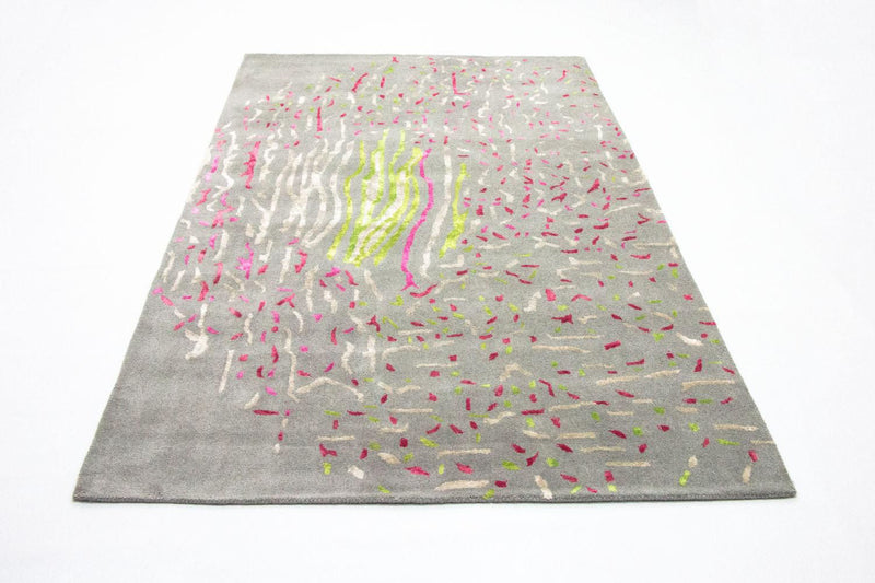 Designer tæppe - 245 x 143 cm - grå