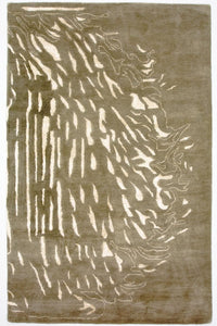 Designer tæppe - 242 x 153 cm - brun