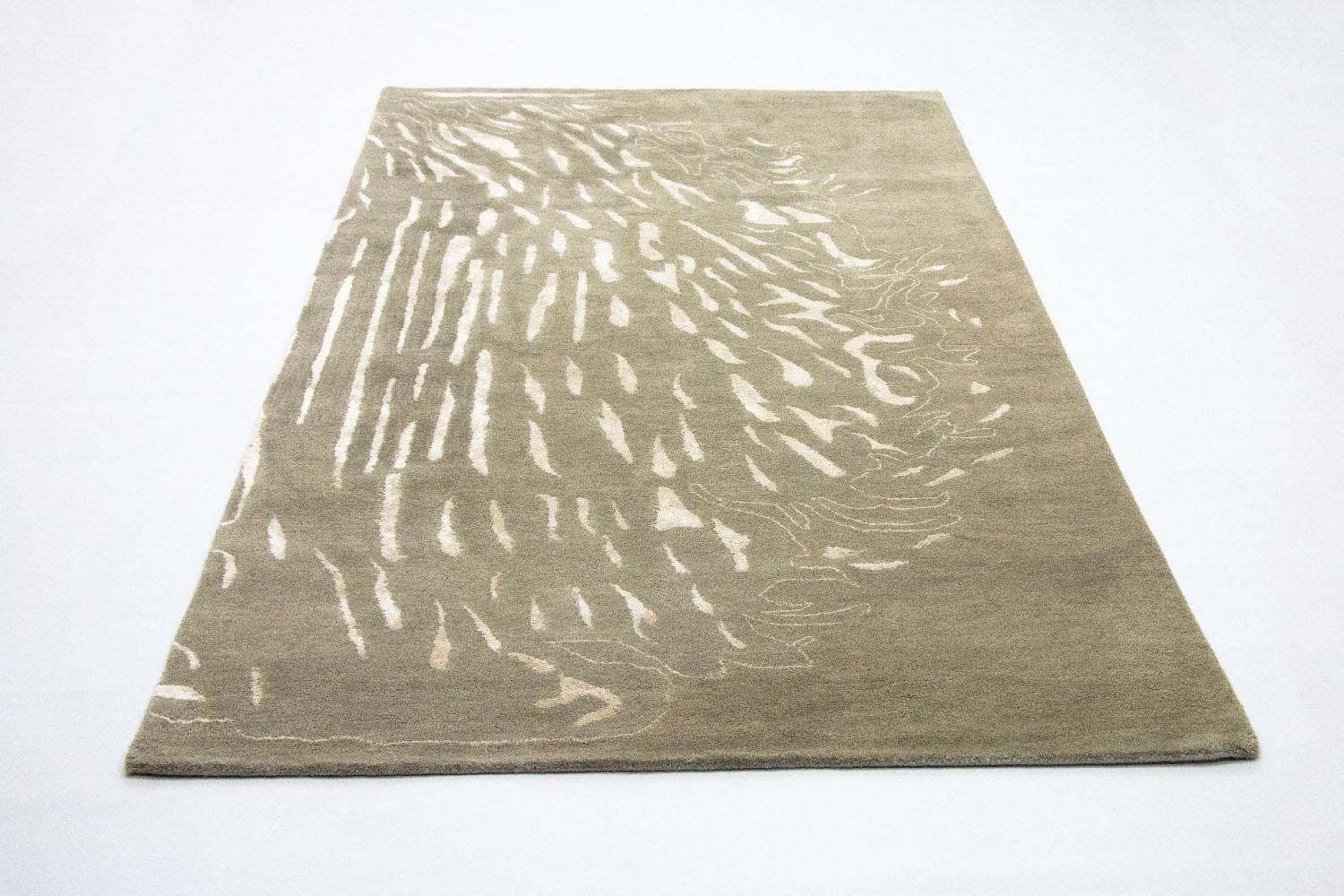 Designer tæppe - 242 x 153 cm - brun