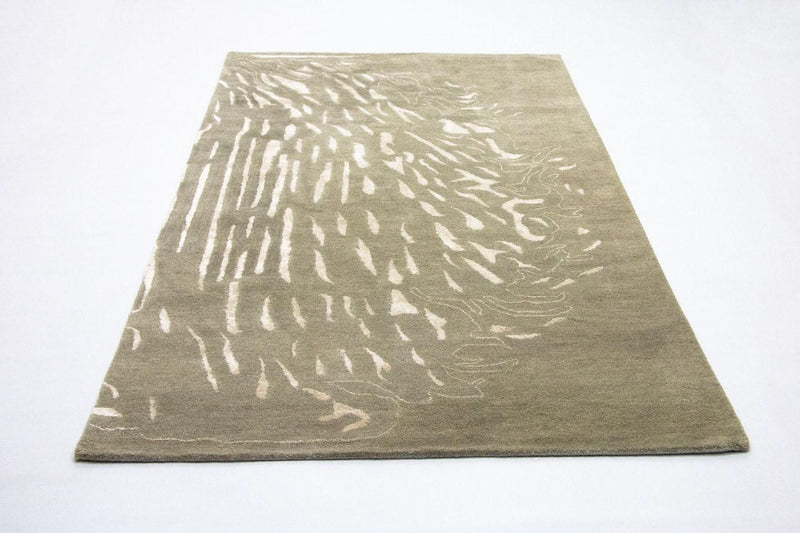 Designer tæppe - 242 x 153 cm - brun