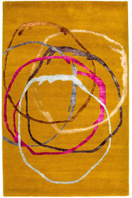 Designer tæppe - 245 x 155 cm - orange