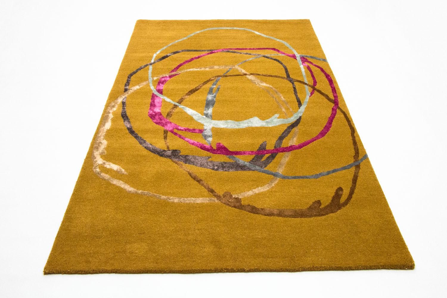 Designer tæppe - 245 x 155 cm - orange