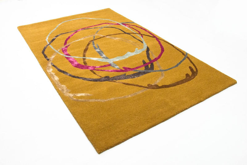 Designer tæppe - 245 x 155 cm - orange