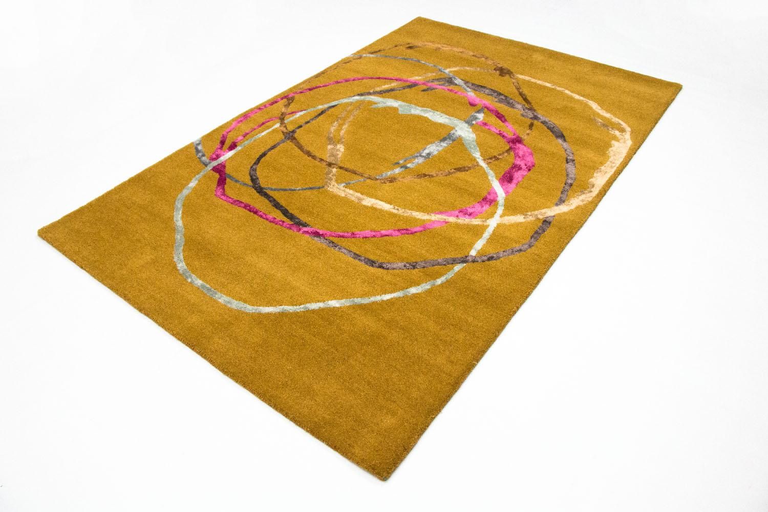 Designer tæppe - 245 x 155 cm - orange