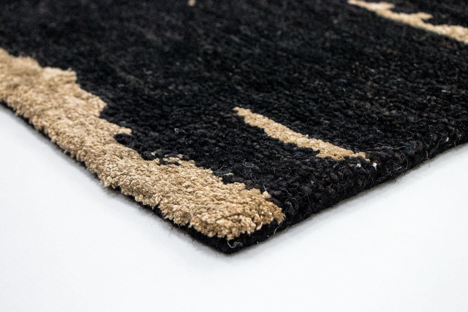 Designer tæppe - 243 x 155 cm - blå
