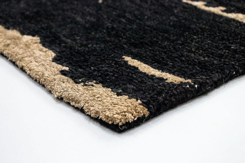Designer tæppe - 243 x 155 cm - blå