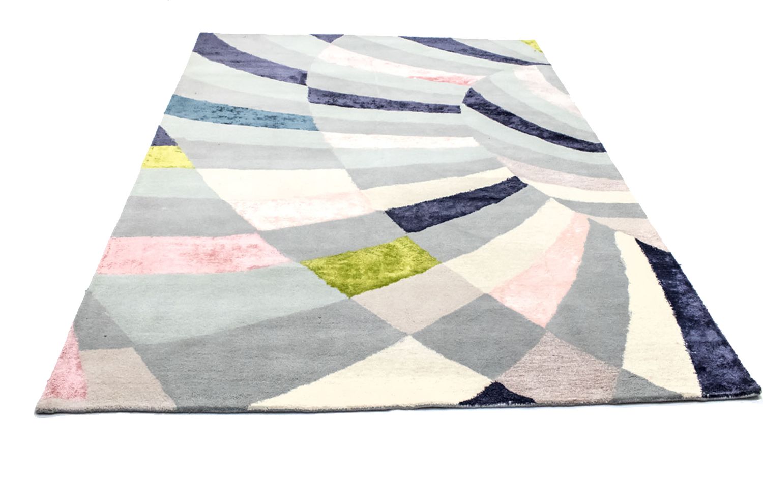 Designer tæppe - 299 x 240 cm - farvet